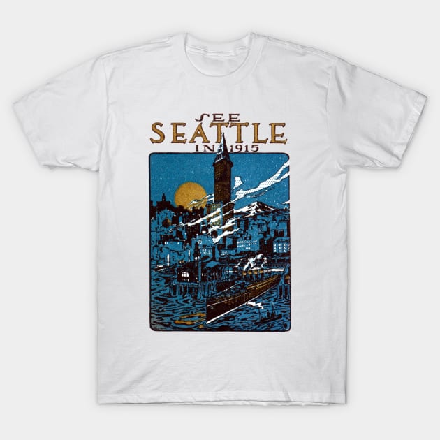 See Seattle in 1915 T-Shirt by historicimage